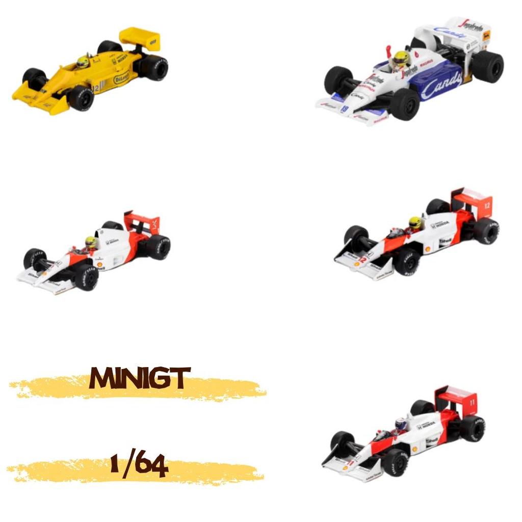 MINI GT 1:64 Elton Senna McLaren Grand Prix MINIGT 1:64 F1 Racing Champion Lotus99T No. 12 Simulated
