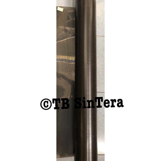 Plastik Fiber Pagar Tebal Meteran Model Garis UV Protection Plat Tutup