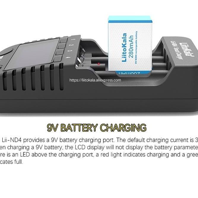 Charger Baterai Liitokala Lii ND4 / Charger Baterai AA / Charger Tamiya