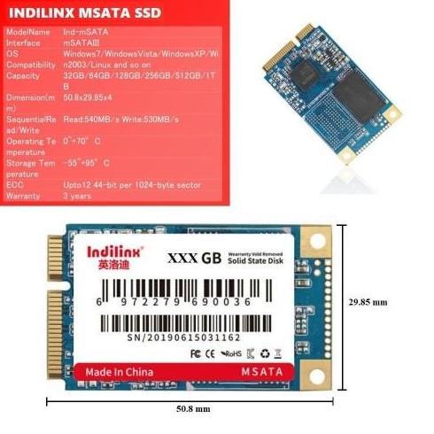 SSD mSATA 512 GB 480 GB Indilinx mSATA 512GB 480GB