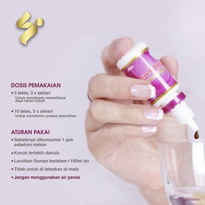 Cleaanea- Jamu Tetes Soman 1 ( Sozo Formula Manggata 1) Original 100%, Sertifikasi Halal Mui Dan Bpo