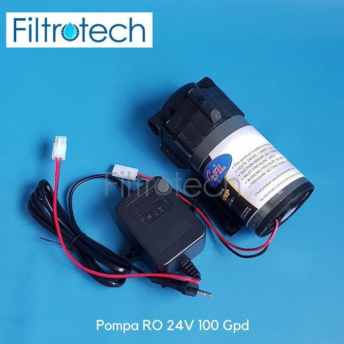 Pompa RO 24V Booster RO Pump 24V / Pump RO 24V + Adaptor + Fitting