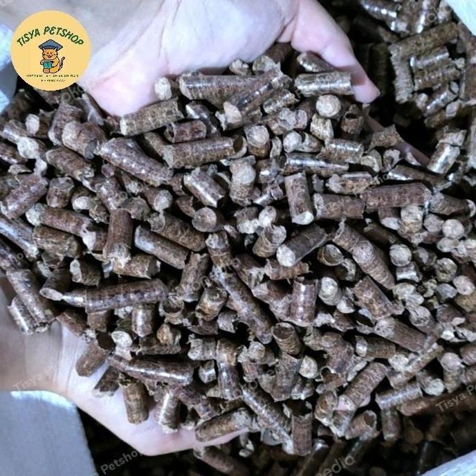Wood pellet/pellet kayu /pelet kayu 25 KG/ Pasir Kucing Anjing Kelinci