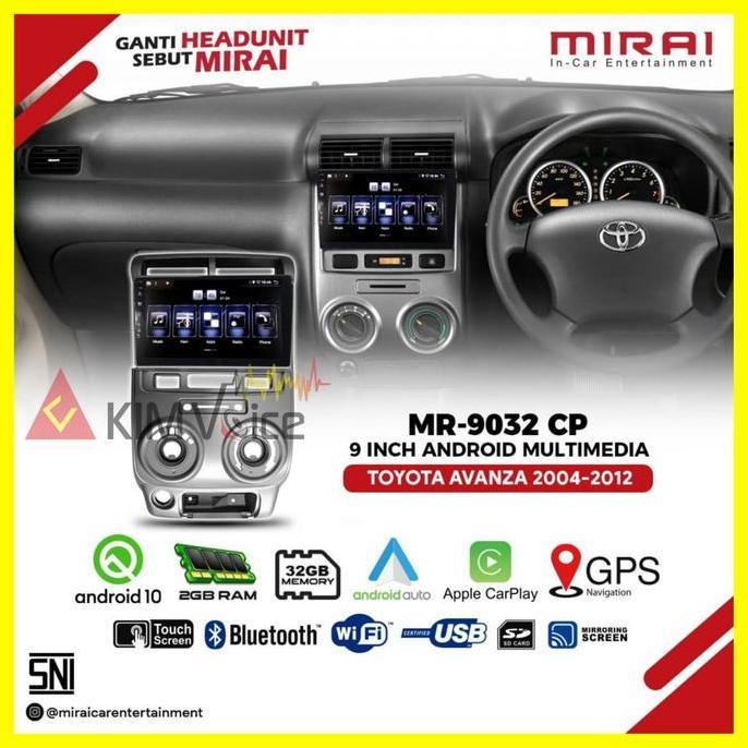 '' HEAD UNIT ANDROID MIRAI OEM AVANZA XENIA LAMA 2004 - 2011 *