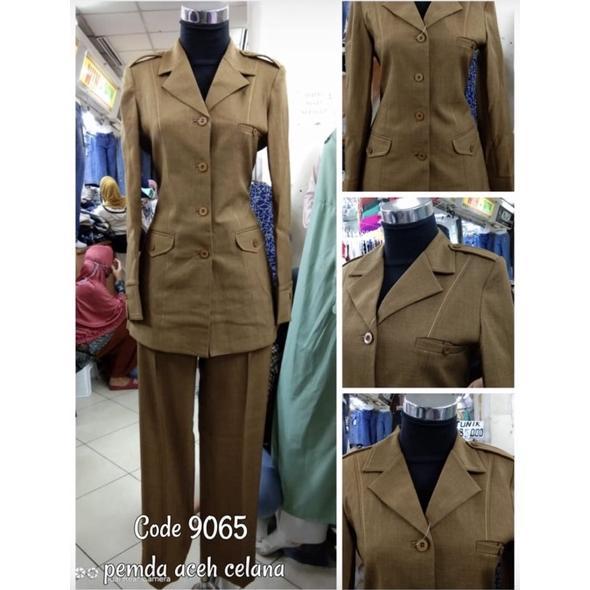 Harga Miring Seragam Blazer Pns Pdh Asn Pemda Guru Khaki Tua Muda Rok Celana Wanita Terbaru Tersedia