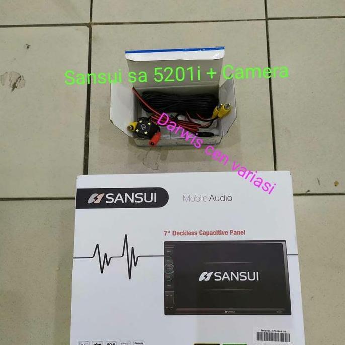 // DOUBLE DIN DOUBLEDIN SANSUI SA 5201I + CAMERA MOBIL BRIO ''