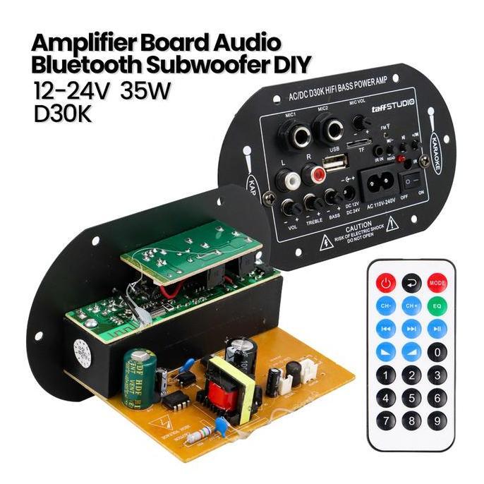 * BLUETOOTH AUDIO POWER AMPLIFIER BOARD HI-FI BASS STEREO FM DIY 35W ''