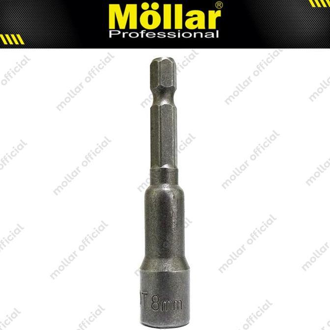 Tools- Hdt Mata Bor Baut Roofing Baja Ringan H8 X 65 Mm Socket Bit - 1 Set