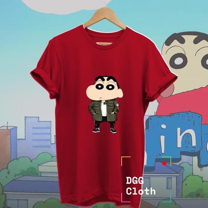 DV34 - BAJU KAOS SINCHAN CARTOON - TSHIRT SINCHAN - TYPE 10