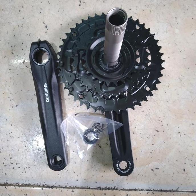 Gir Crankset Crank Set Shimano Original Altus Mt210 Hollowtech 2 Ht2 44T 32T 22T 3 Speed Triple Sepe