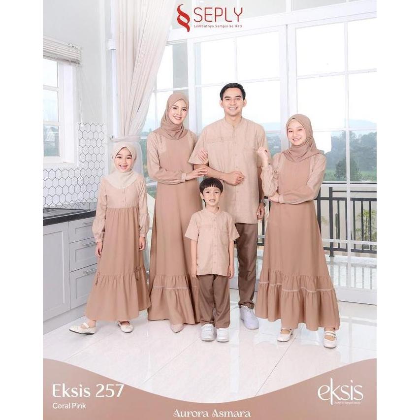 Super Sale, Sarimbit Terbaru Ethica / Seply 2024 Keluarga  Eksis 257 Coral Pink