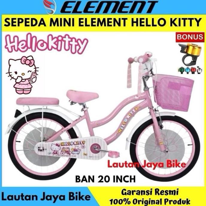 Sepeda Anak 20 Inch Mini Element Hello Kitty