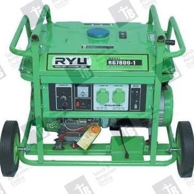 Promo RYU Mesin Genset RG 7800 - 1 5500 WATT / Gasoline Generator Set + Peti Kayu COD