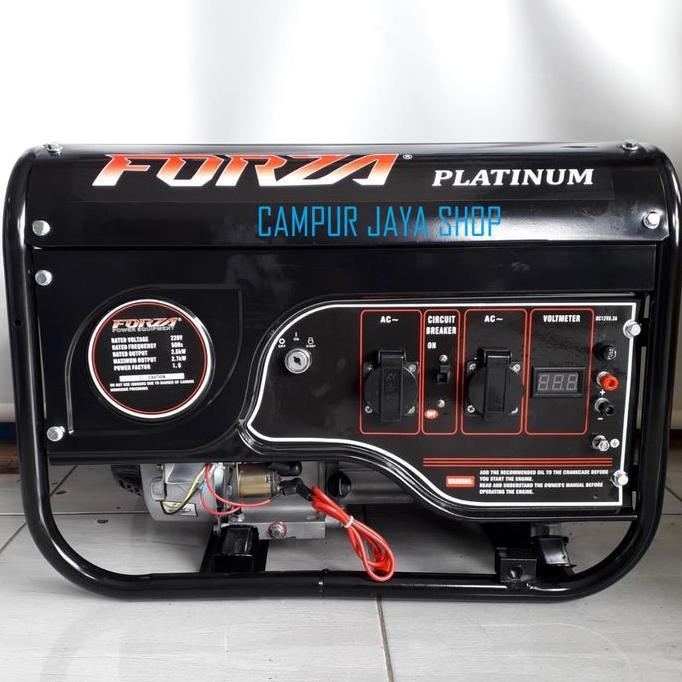 Promo MESIN GENERATOR GENSET JENSET FORZA FGG-4800 RXE 2500 WATT MURAH BAGUS COD
