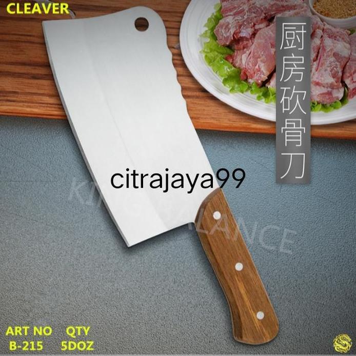 Pisau Daging Tajam Tebal / Golok Cingcang / Pisau Sayur B - 215