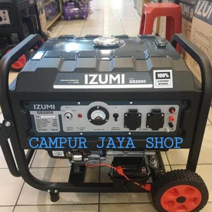 Promo Mesin Generator/Genset/Jenset Listrik 2000 Watt Izumi GS-3200/Murah COD