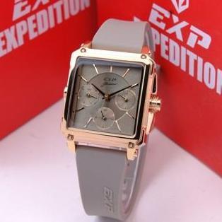 EXPEDITION 6618 BF RUBBER WANITA ORIGINAL GARANSI 1TAHUN Jam Quartz Stainless Watch