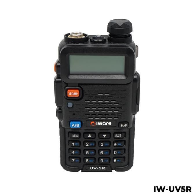 Promo Ht Iware Uv5R Premium Dual Band Uhf Vhf Walkie Talkie Radio Ht Handy Talky Layar