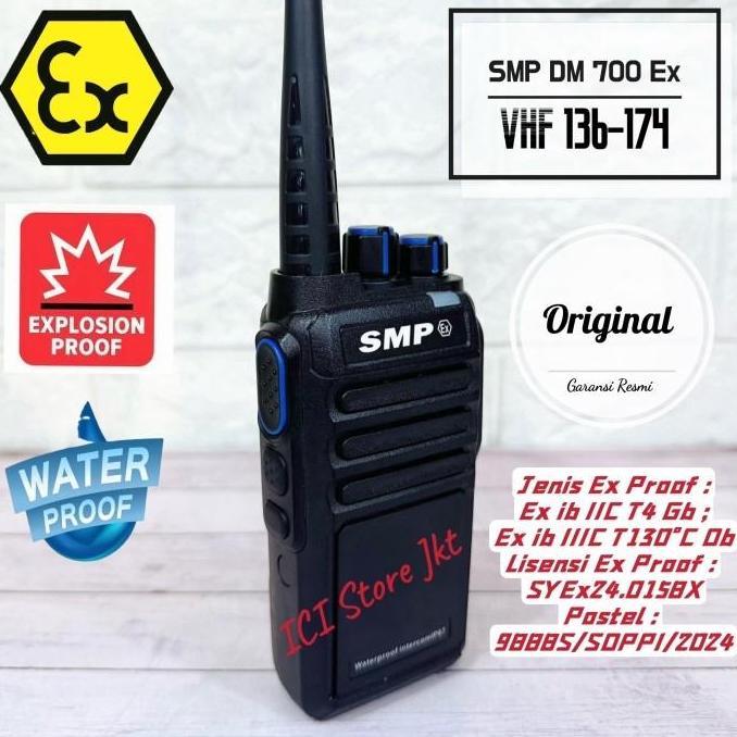 Promo Ht Smp Dm700Ex / Ht Smp Dx 700 Ex Vhf / Ht Explotion Proof / Ht Gas Proof