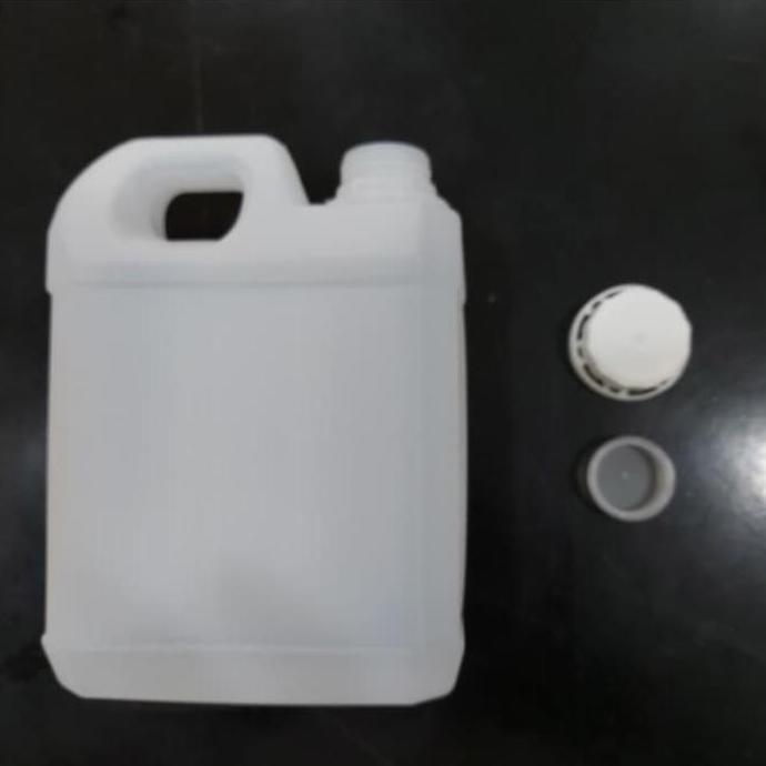 Promo Jerigen 1 liter hdpe tebal transparan tutup segel Diskon