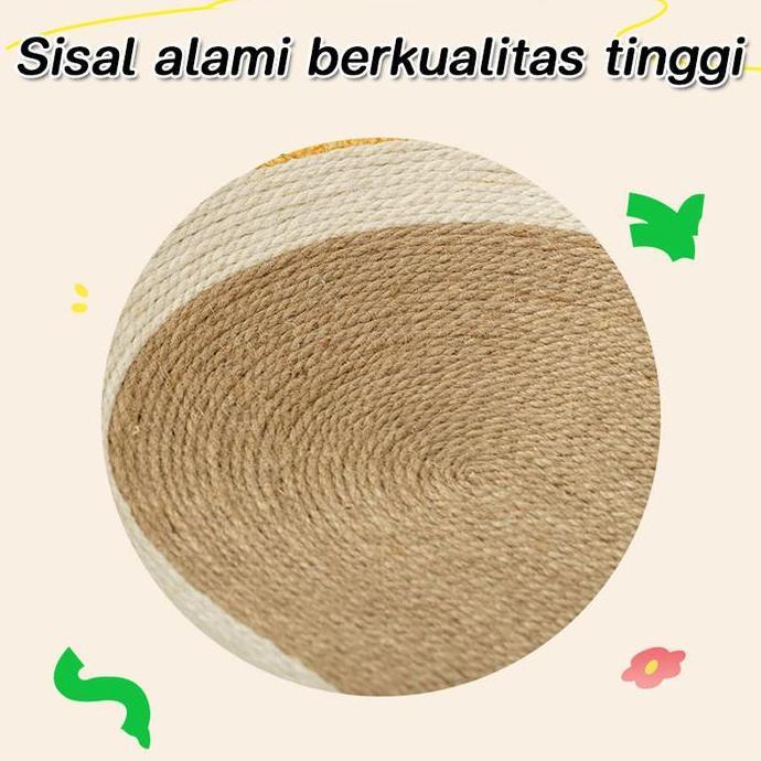 Promo Garukan Kucing Oval / Pet Scratcher Board / Garukan Multifungsi / Tempat Tidur Kucing