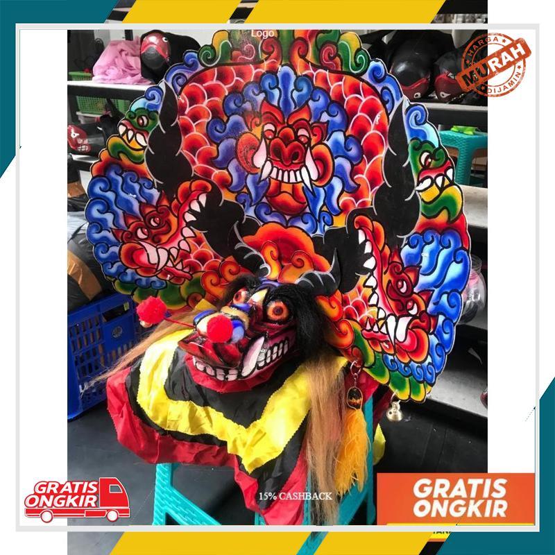 BANYAK DISKON  BARONGAN CAPLOK KAYU CORET FULL SET LENGKAP / Barongan Dewasa Jumbo Plipit Romo / Bar