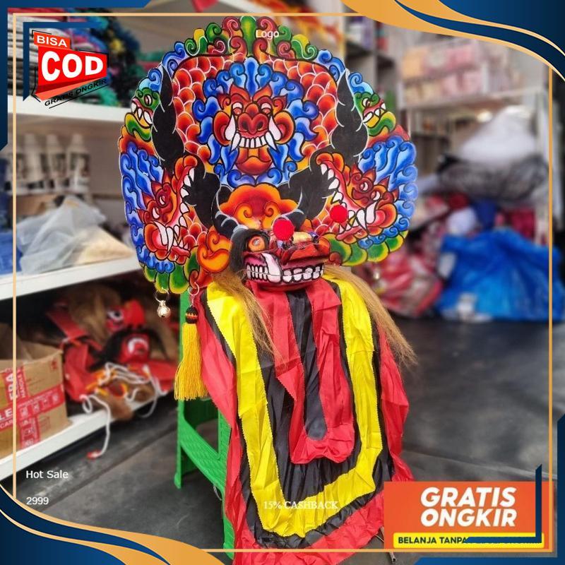 BANYAK DISKON  BARONGAN CAPLOK KAYU CORET FULL SET LENGKAP / Barongan Dewasa Jumbo Plipit Romo / Bar