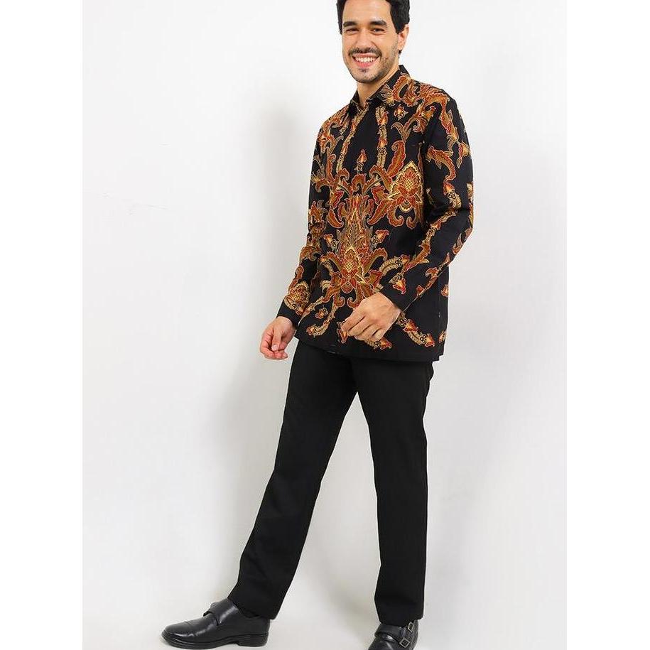 DANAR HADI - Kemeja Batik PA Sekar Pergola - 2SKPG.78.0724 - Hitam