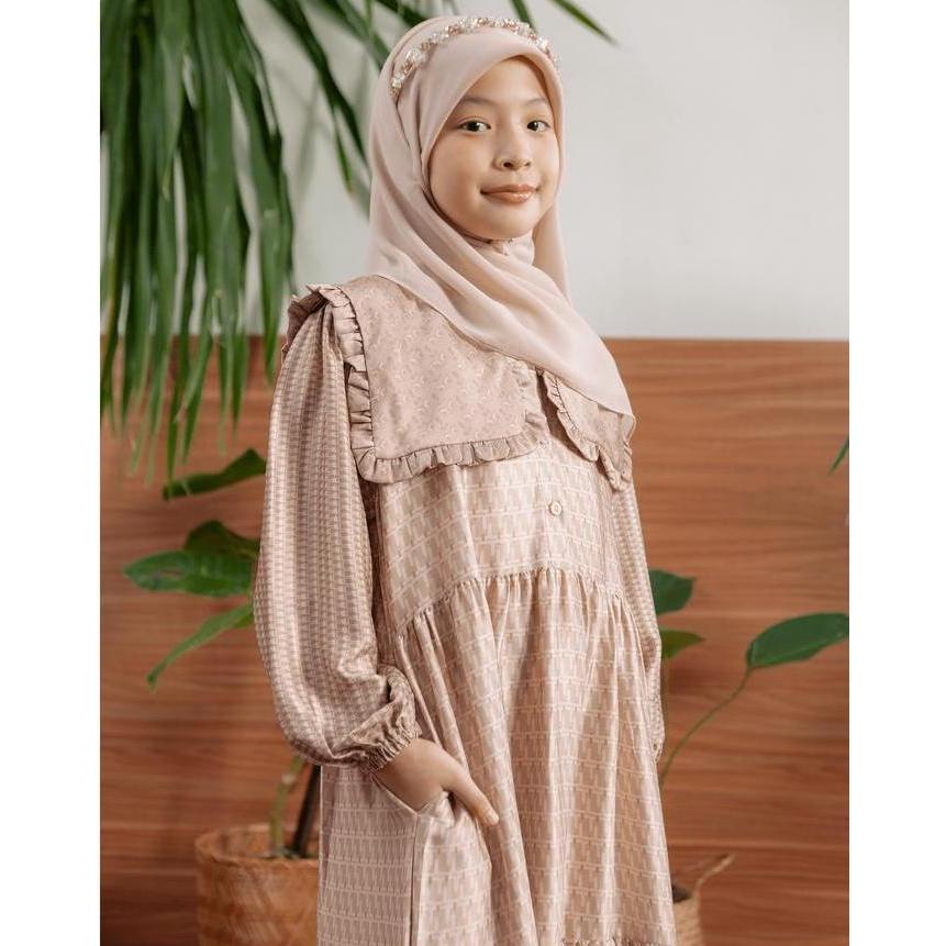 Cottoncut Delisha Dress Kids Gamis Gaun Anak Perempuan Muslim