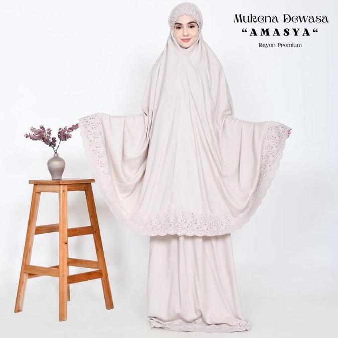 Mukena Khadijah Rayon Premium Tutup Dagu"