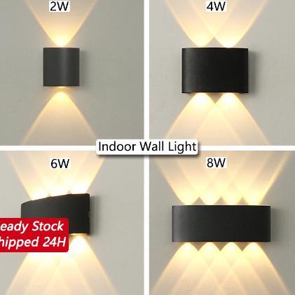 lampu taman lampu outdoor LED minimalis lampu hias dinding taman outdoor