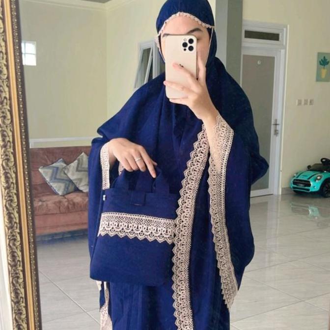 Mukena Terbaru Jumbo Bahan Katun 2023 Cantik