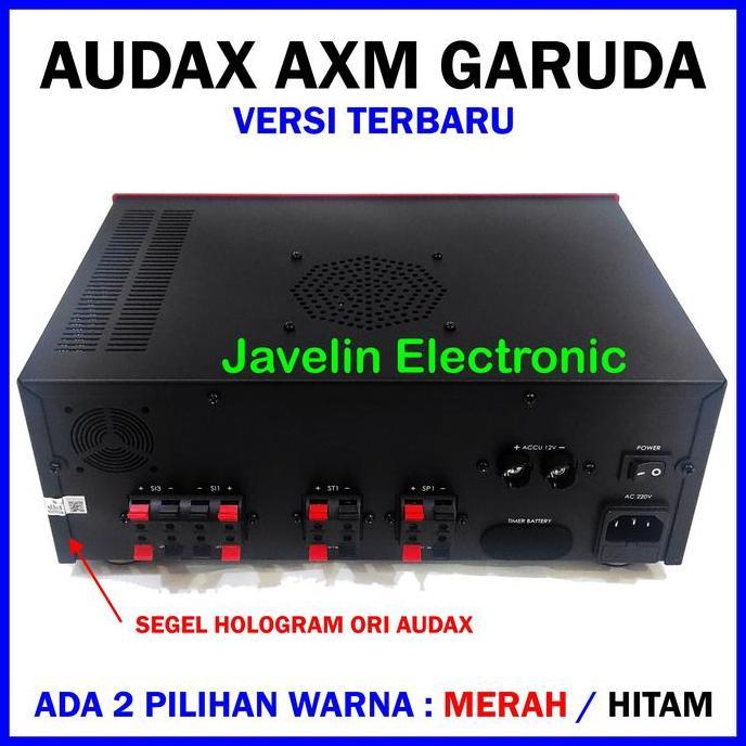 Ampli Walet Audax AXM Garuda Amplifier 3 Player + Timer + Charger [terbaik]