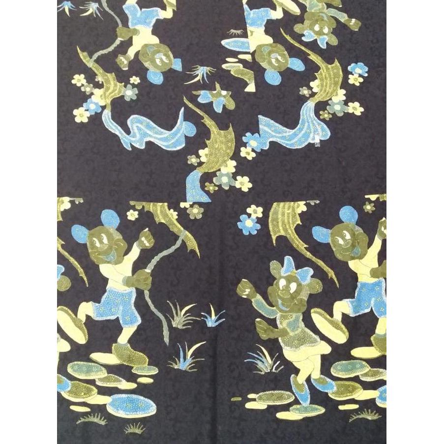 Bahan Batik Tulis Sutra Djaya Batik Micky Mouse