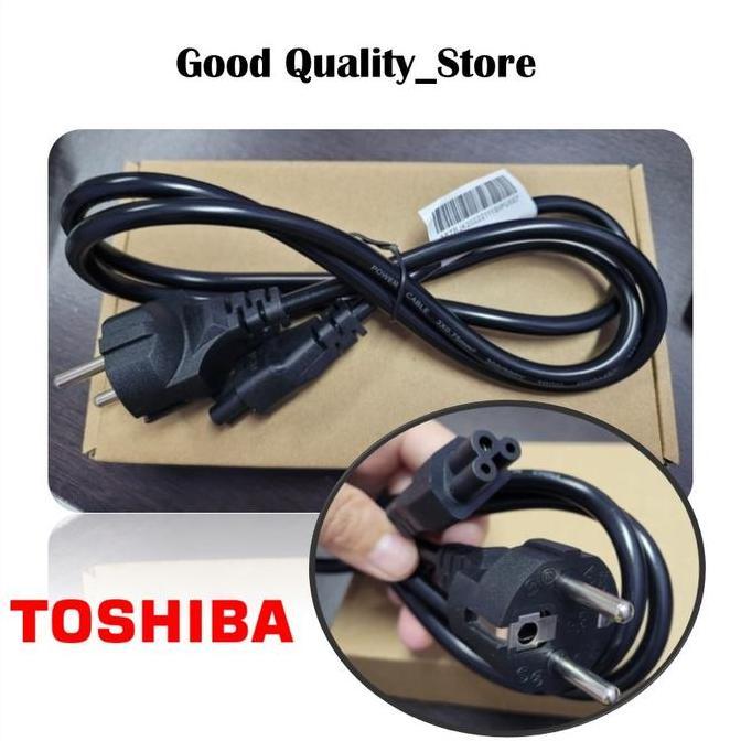 Kabel power laptop Toshiba Original 3 lubang PREMIUM