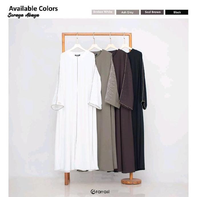 Baju Gamis Anak Tanggung Soraya Abaya Model Terbaru 13-15 Tahun Crinkle Airflow