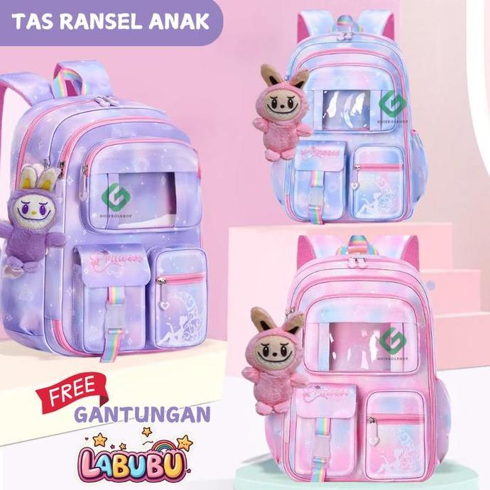 Tas sekolah anak perempuan sd smp anti air Fashion