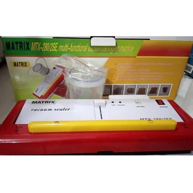 <<<<<] Vacuum Sealer MATRIX MTX-280/2SE Vakum Pengemas Basah dan Kering
