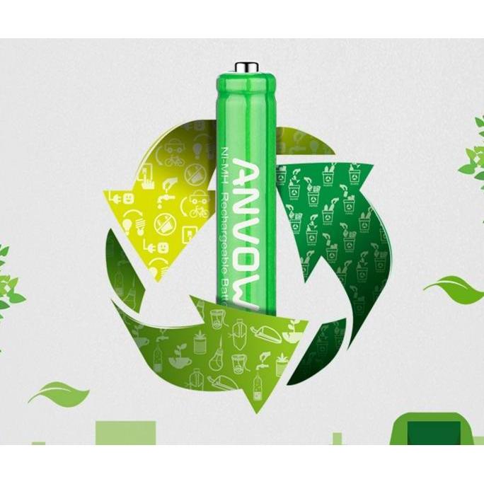 Campic- Battery Baterai Batere Aaaa Rechargeable 400 Mah E96 Type Ni-Mh