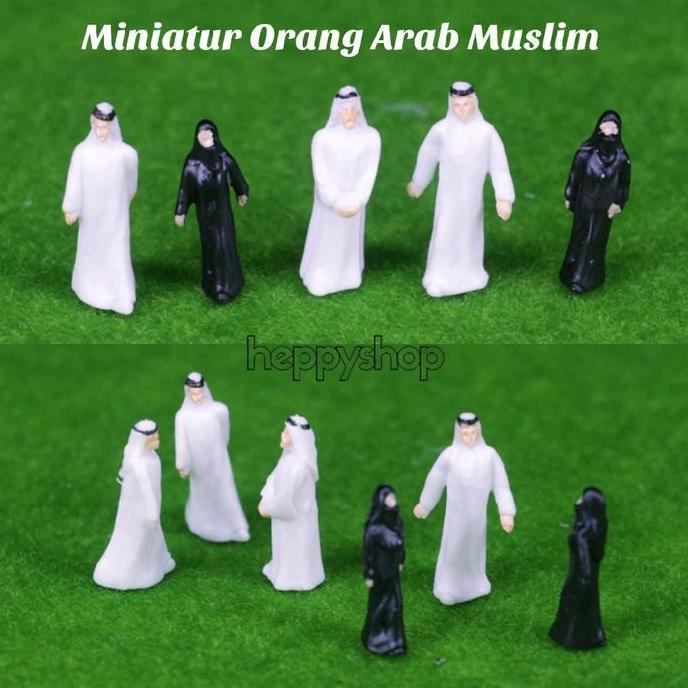 "'''] Miniatur Orang Arab Muslim, Maket Orang