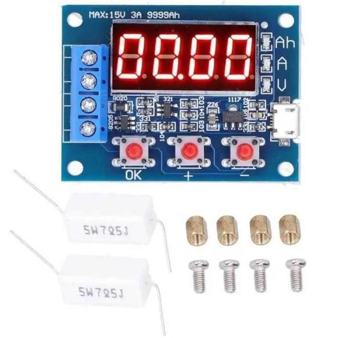 Modul Tester Kapasitas Baterai 18650 Battery Capacity Meter - HW586