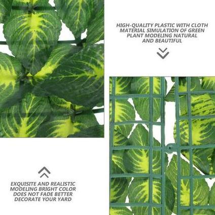 PAGAR DAUN RAMBAT HIASAN 1*3M 1 ROLL bunga/Daun Hias Ornamen Dekorasi Rumah Pagar Dinding /Daun Sint