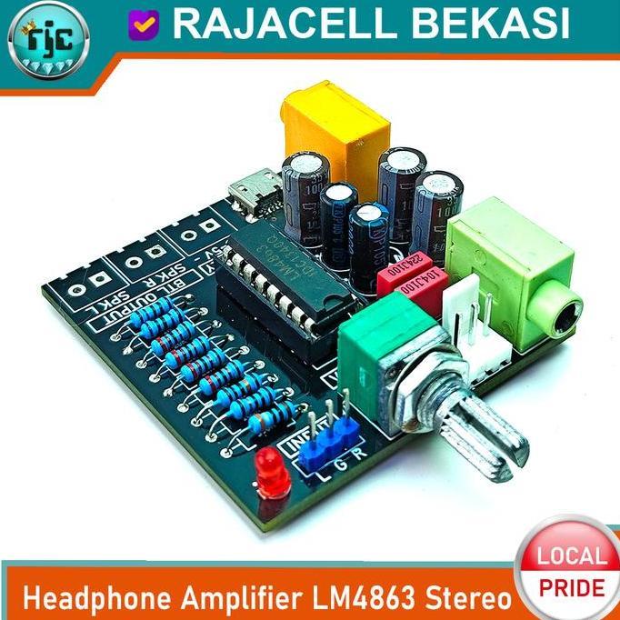 LM4863 Headphone Amplifier penguat Audio Stereo for Earphone Headset DISKON