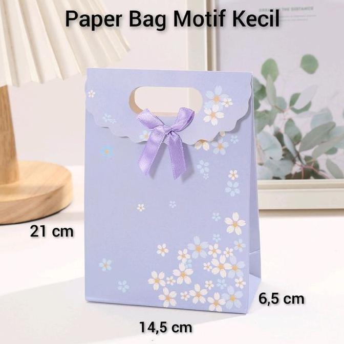 monggo] Paper Bag Motif Kecil, Paper Bag Fancy, Paper Bag Lucu