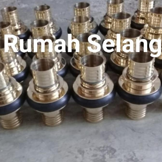 TERBARU - Coupling Machino Kuningan 3 Inch / Coupling Selang Pemadam Kebakaran