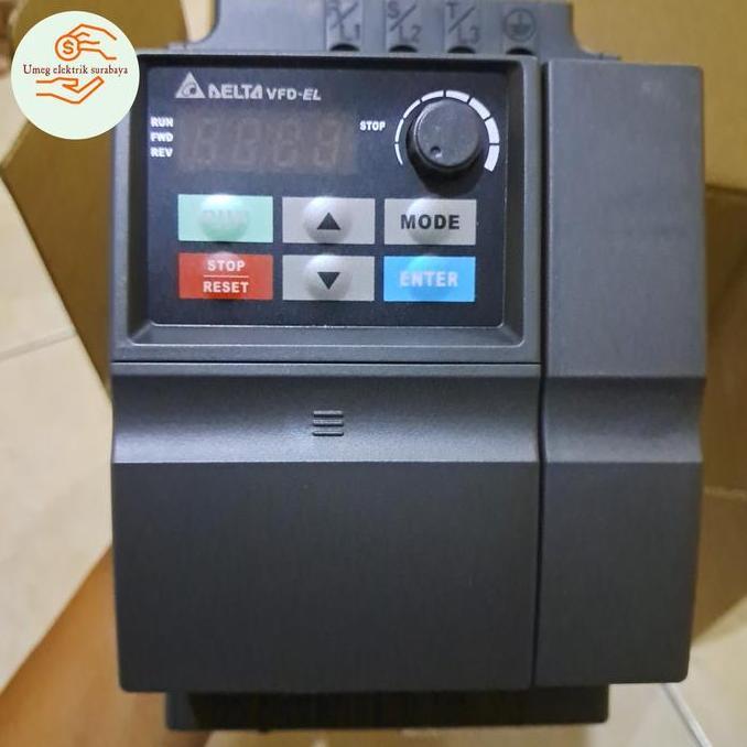 TERBARU - INVERTER 3PHASE 2,2KW 3HP INVERTER DELTA VFD022EL43A 2,2KW 3HP 380V