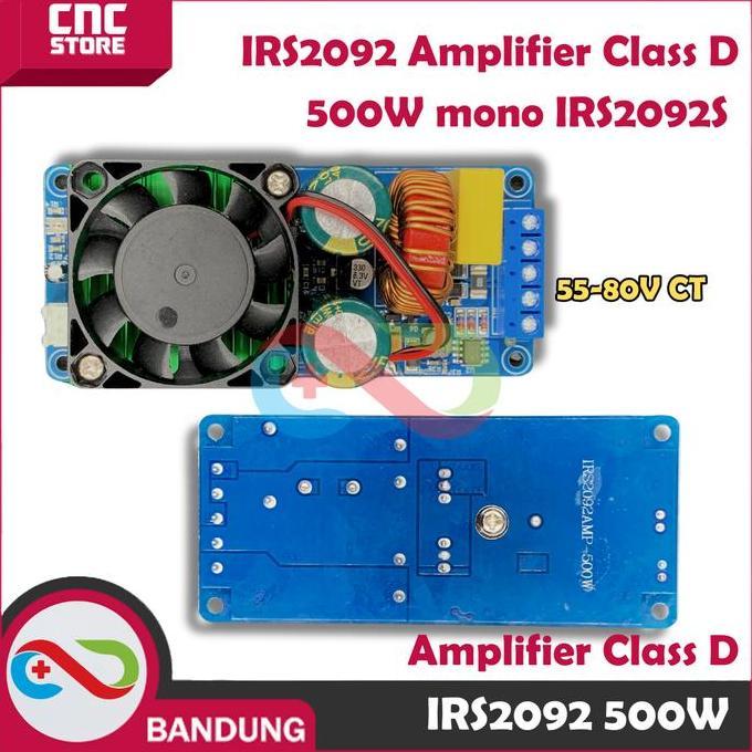 IRS2092 Amplifier Class D 500W mono IRS2092S 500W Class D Amplifier TERBARU