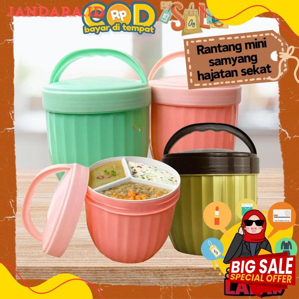 (Joeragan Lapak) Rantang Samyang - Wadah Tempat Makanan Hajatan Sekat Samir Berkatan Nasi Lauk Bekal
