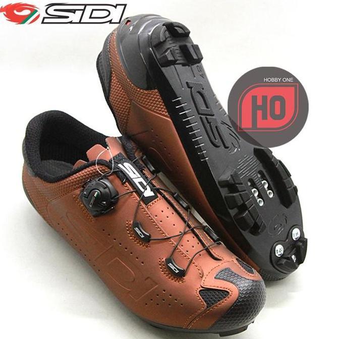 Sidi Mtb Dust Rust - Sepatu Cleat Mtb