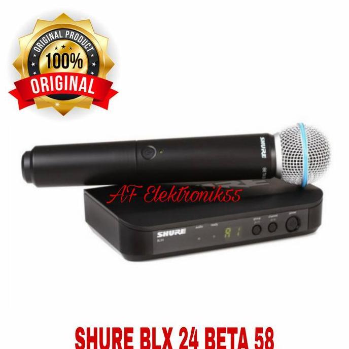 Mic Wireles SHURE BLX 24 BETA 58 Original